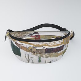 “Taos in the Snow” by Walter Ufer Fanny Pack