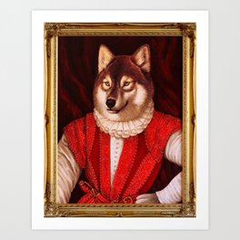 Fur Walter Raleigh Art Print