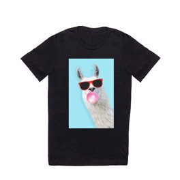 Llama poster sun glasses gift T Shirt
