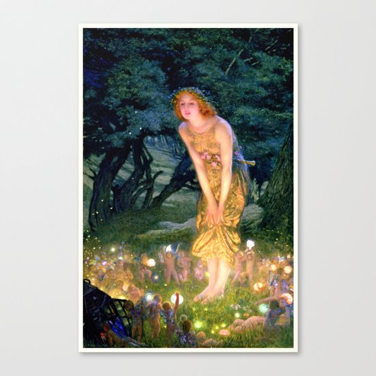 Fairy Painting Print Midsummer Eve Neoclassical Art By Edward
