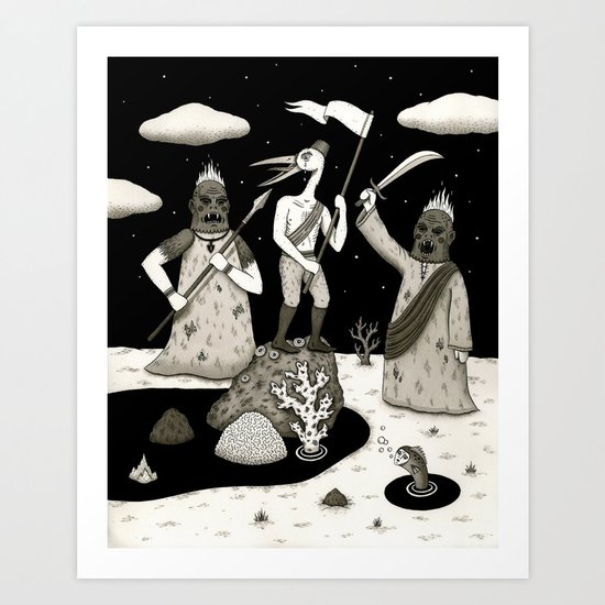 Capture the Flag Art Print