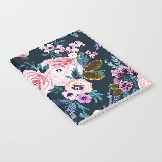 Moody Victoria Flower Notebook