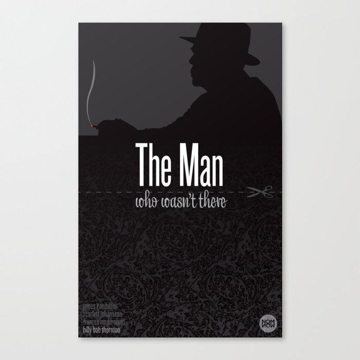 Film Friday No. 9, The Man Who Wasn't There Canvas Print