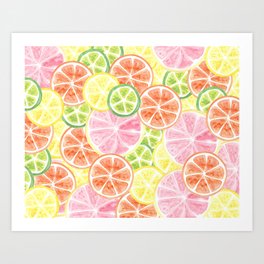 Citrus Time Art Print