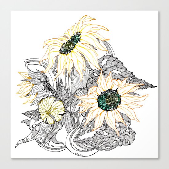 Sunflowers Canvas Print