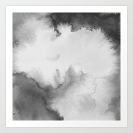 Black and white Art Print | Pattern, Pop Art, Paint, Watercolor, Blackwhite, Painting, Marble, Water, Abstract, Digital 