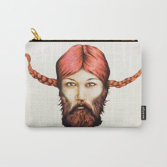 Wendy, The Bearded Lady Carry-All Pouch