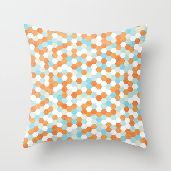 Honeycomb | Fish Bowl Throw Pillow