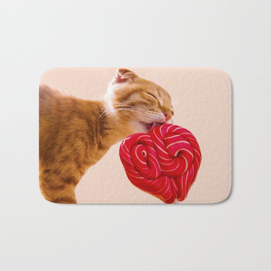 candy cat Bath Mat