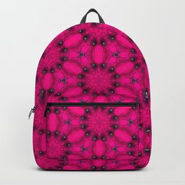 Pink Flower Power Backpack | Flower, Graphicdesign, Ullustration, Pattern, Flower Pattern, Abstract, Color, Digital 