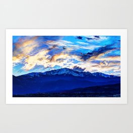 Pikes Peak Art Print