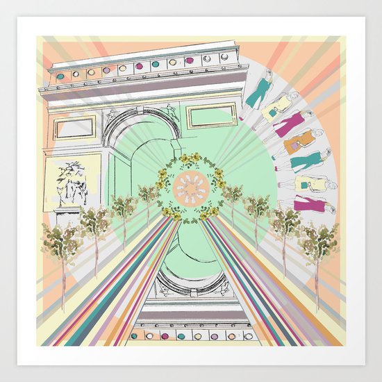 Parisienne Art Print