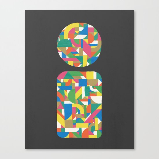 Letter i Canvas Print