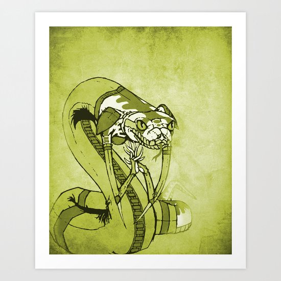 The Snake Art Print