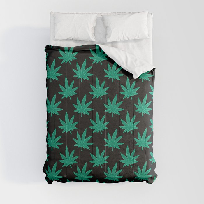 Weed Pattern 420 Comforter