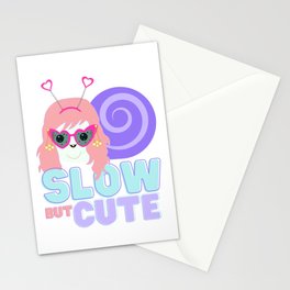Slow But Cute Stationery Card