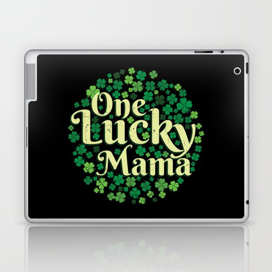 One Lucky Mama St Patrick's Day Laptop & iPad Skin