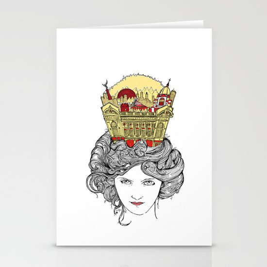 The Queen of Montreal Stationery Cards