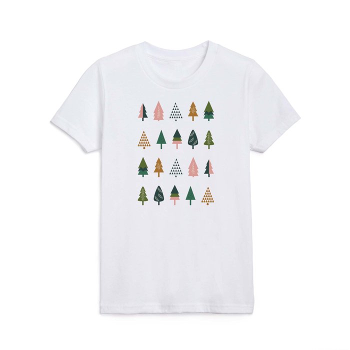 Christmas Trees (Highland) Kids T Shirt