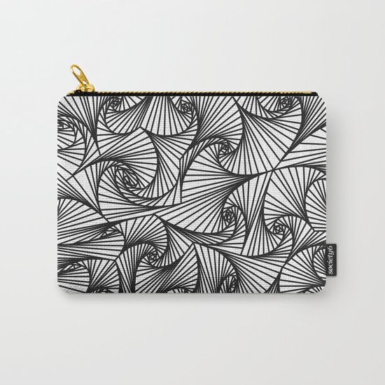 Fractal Sketch Light Carry-All Pouch