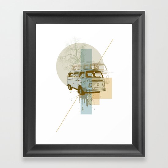 Camioneta Framed Art Print