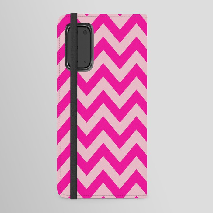 Hot Pink Chevron Android Wallet Case