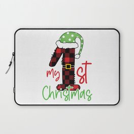 My First Christmas Laptop Sleeve
