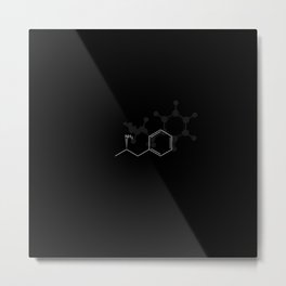 Adderall Molecule Metal Print | Focus, Biology, Nature, Medicine, Amphetamine, Compound, Adderall, Drawing, Energy, Chemistry 