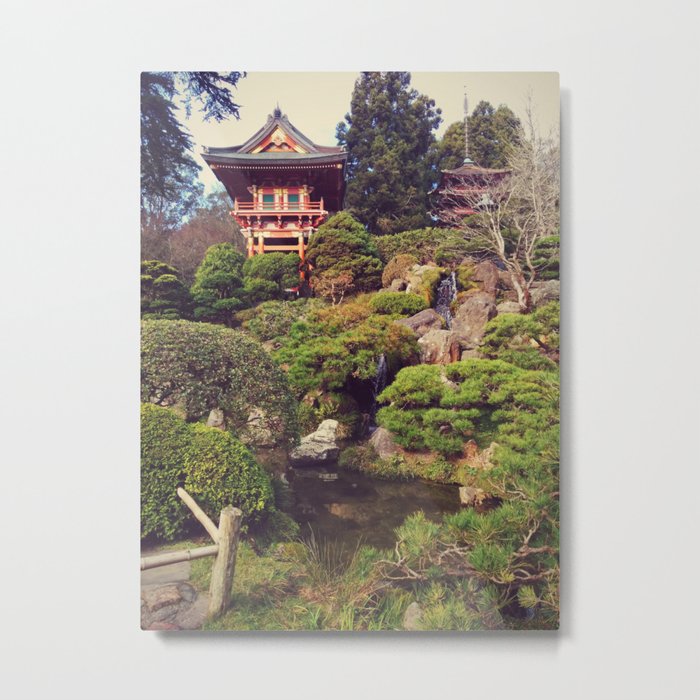 Japanese Garden Metal Print