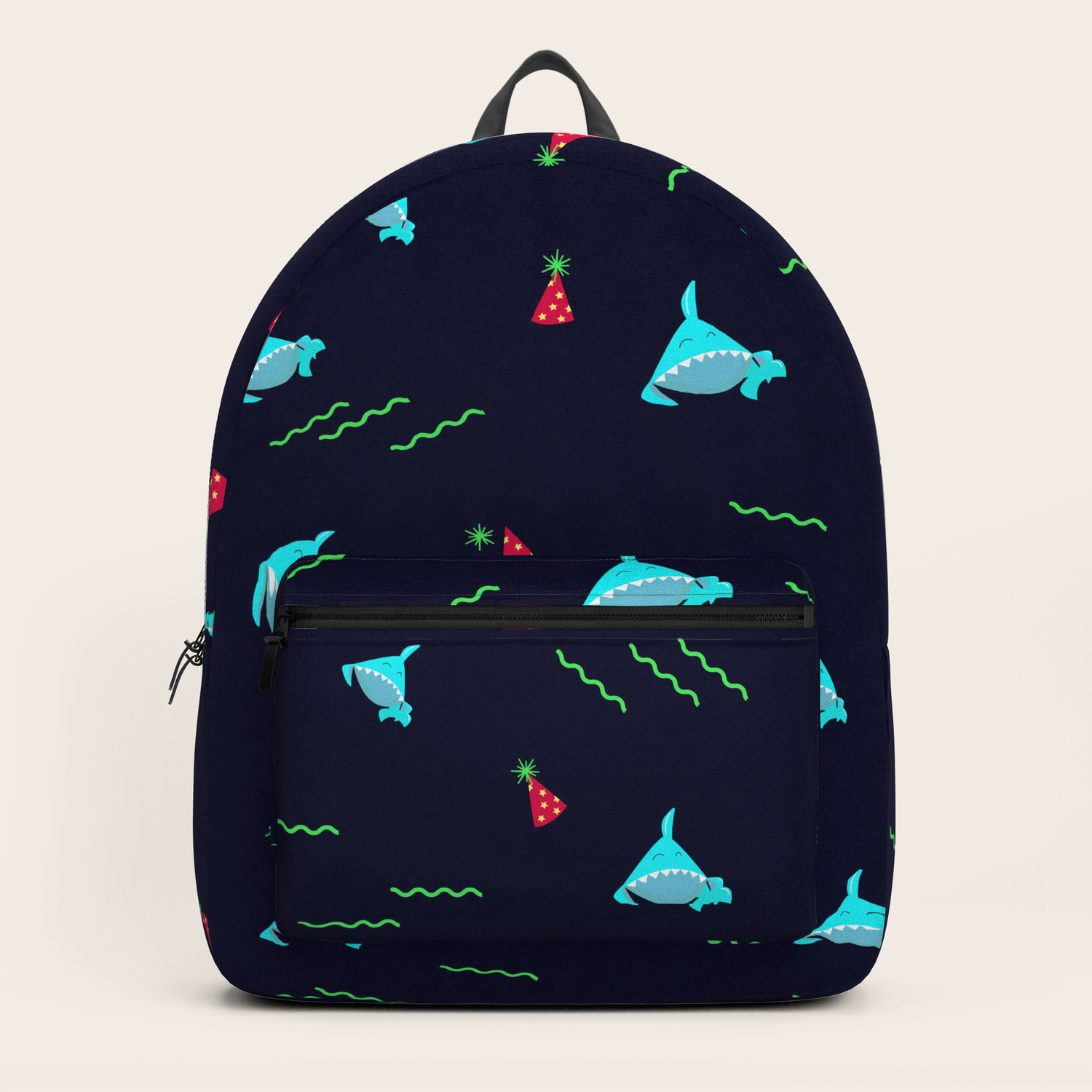 blue shark backpack