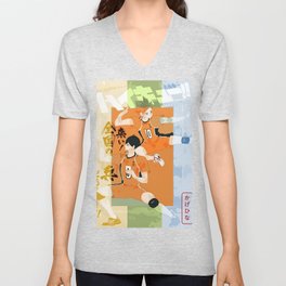 Aesthetic Haikyu Design V Neck T Shirt