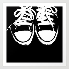 Those Classic Converse Sneakers. Art Print