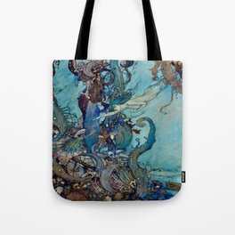 “Mermaid” by Edmund Dulac  Tote Bag