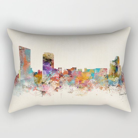 grand rapids michigan skyline Rectangular Pillow