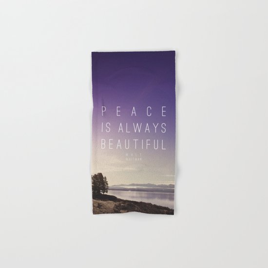 Peace Hand & Bath Towel