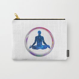 Man in Meditation Carry-All Pouch