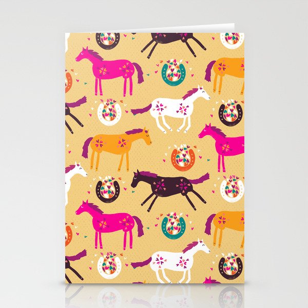 Lucky Horses Stationery Cards
