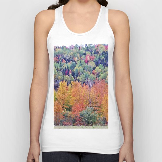 Paint By Nature - Fall Foliage Unisex Tank Top