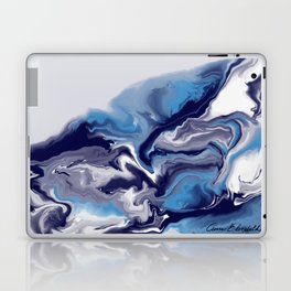 Liquid Blue Laptop & iPad Skin