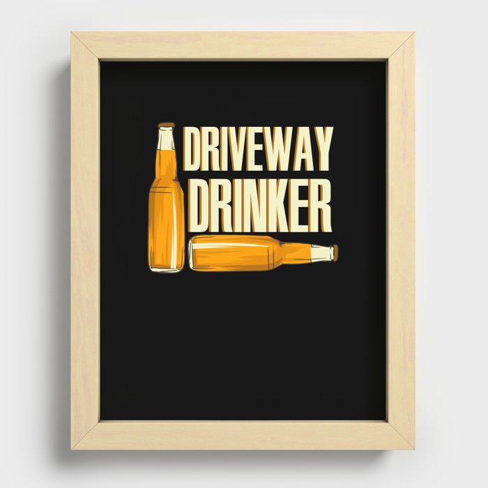 Driveway Drinker Recessed Framed Print