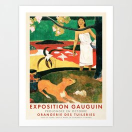 Paul Gauguin Art Exhibition Art Print