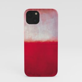 Mark Rothko - White over Red iPhone Case