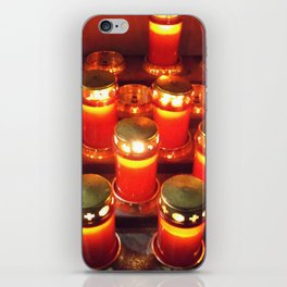 CHURCH CANDLES. iPhone Skin