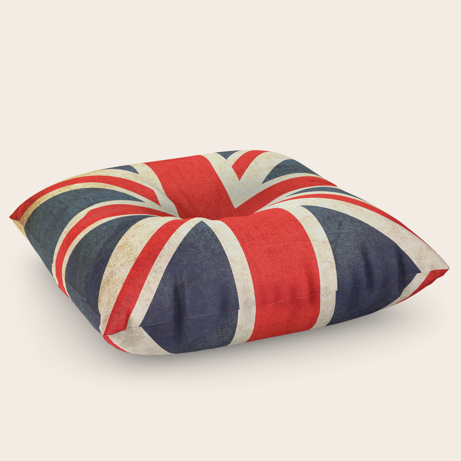 Vintage Union Jack British Flag Floor Pillow By Mesutok Society6