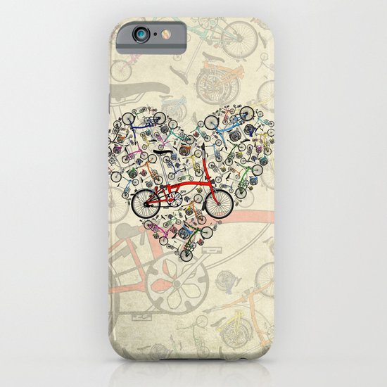 I Love Brompton Bikes iPhone & iPod Case