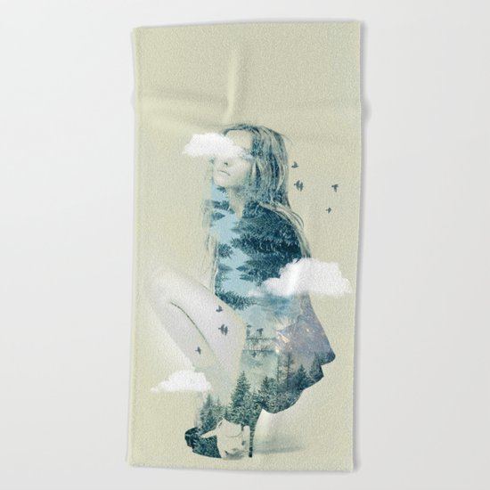Natures Heart II Beach Towel