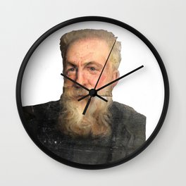 Auguste Rodin Portrait Wall Clock