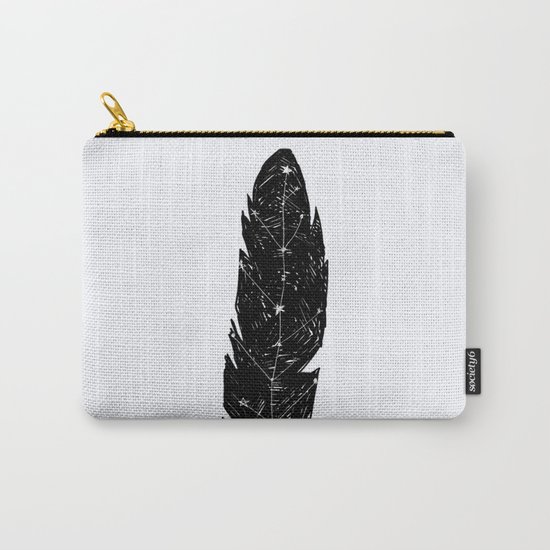 Constellation Feather Carry-All Pouch