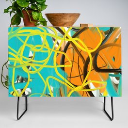 Abstract expressionist Art. Abstract Painting 20. Credenza