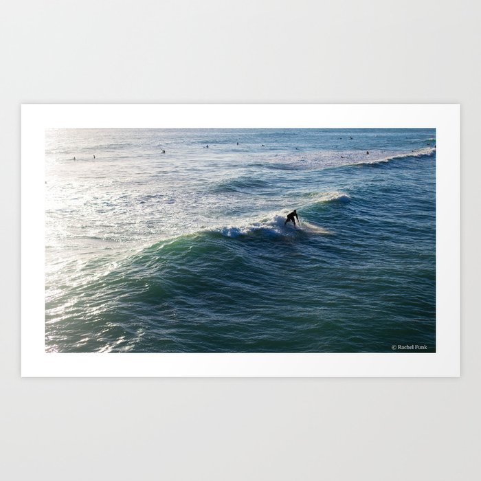 SC Surfer Art Print